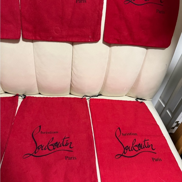 Christian Louboutin Signature Red Dust Bags - Picture 3 of 7
